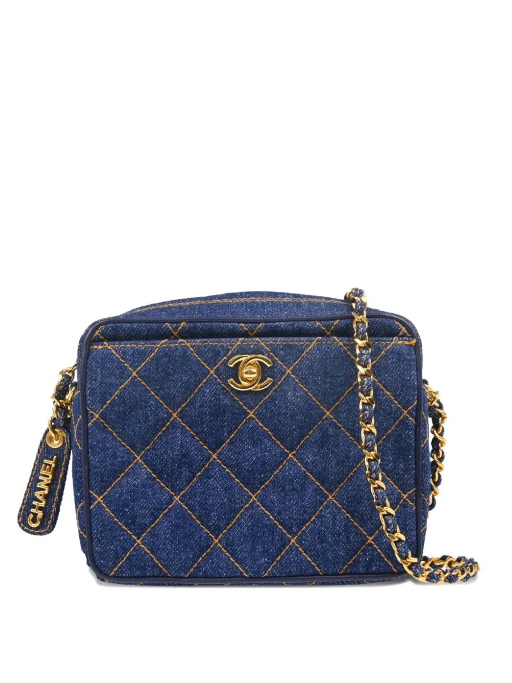 Vintage Chanel Denim Camera Bag